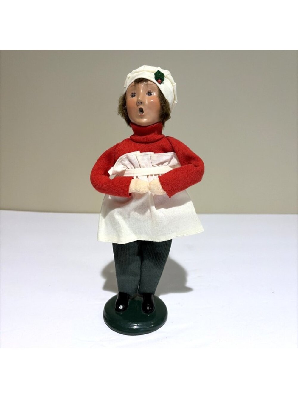 Byers Choice The Carolers Boy Baking Baker 10" Holiday Decor Retired 2002